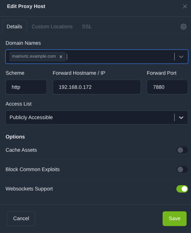 nginx-matrixrtc-details